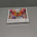 BUHAH 3D Colorful Butterfly Flower Puzzles for Adults 1000 Pieces Beautiful Floral Art Jigsaw Puzzles Impossible Challenging Aesthetic Puzzle as Family Game Decor