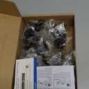 Ravinte 25 Pack Drawer Pulls 1-1/4 Inch Kitchen Cabinet Knobs Solid Round Dresser Drawer Knobs Matte Black Dresser Knobs Drawer Knobs Simple Cabinet Hardware for Cupboard Drawer Pulls