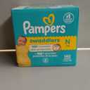 Pampers Baby Diapers - Swaddlers - Size 0, 140 Count, Ultra Absorbent Disposable Newborn Diaper