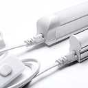 T5 T8 LED Wire Connector Power Cord - Extension Cord with On/Off Plug for LED T5 T8 Light Tube (3M/10Ft 3pin)