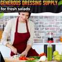 10-Pack Plastic Condiment Squeeze Bottles 24 oz Refillable Squirt Bottles with Narrow Tip Leak-Resistant | Great for Oil, Sauces, Ketchup, Dressing, Mayonnaise, Syrup, Summer BBQ, Kitchen & Catering