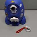 Rocket Ship Piggy Bank for Boys Money Safe Astronaut Piggy Banks for Kids Cash Coin Can ATM Bank Coin Money Bank for Kids with Key Astronaut Sticker Practical Gifts for Children Boys and Girls (Blue)