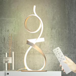 21.6 Inches Modern Knight Design Table Lamp with Remote Control, 3 Color Lighting Options, Dimmable Brightness Night Light for Bedroom, Study,or Home Decor, Unique Gift for History Enthusiasts(White)