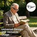 Flex Focal Adjustable Glasses Dial Vision Reading Glasses 0D to 350D Zoom Eyeglasses Men and Women Adjustable