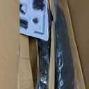 AnyGod Big and Tall Office Chair, Ergonomic Desk Chair Mesh Mid Back with Comfy Lumbar Support Swivel Task Executive Chairs with Wheels, Flip up Arms for Home, Office, Study (Black)