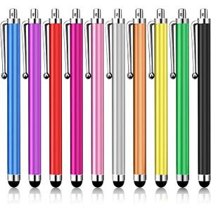 10 Pack Stylus Pen,High Precision and Sensitivity Stylus for Everyday Writing,Stylus Pen for Touchscreen Drawing,Universal Stylus Compatible with Touch Screens,10 Colors