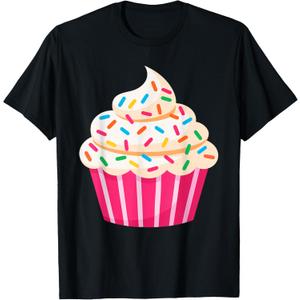 Cupcake Shirt Adult Men Women Kids Cupcake Costume T-Shirt Medium