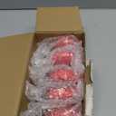 Office Chair Wheels Roller Blade - 11x22mm Stem Size 3 Inch Heavy Duty Rubber Caster Desk Chair Wheels Replacement Set of 5Quiet Smooth for All Floors Including Hardwood and Carpet, Red