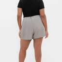 City Chic Women's Plus Size Skort - Hailey Check