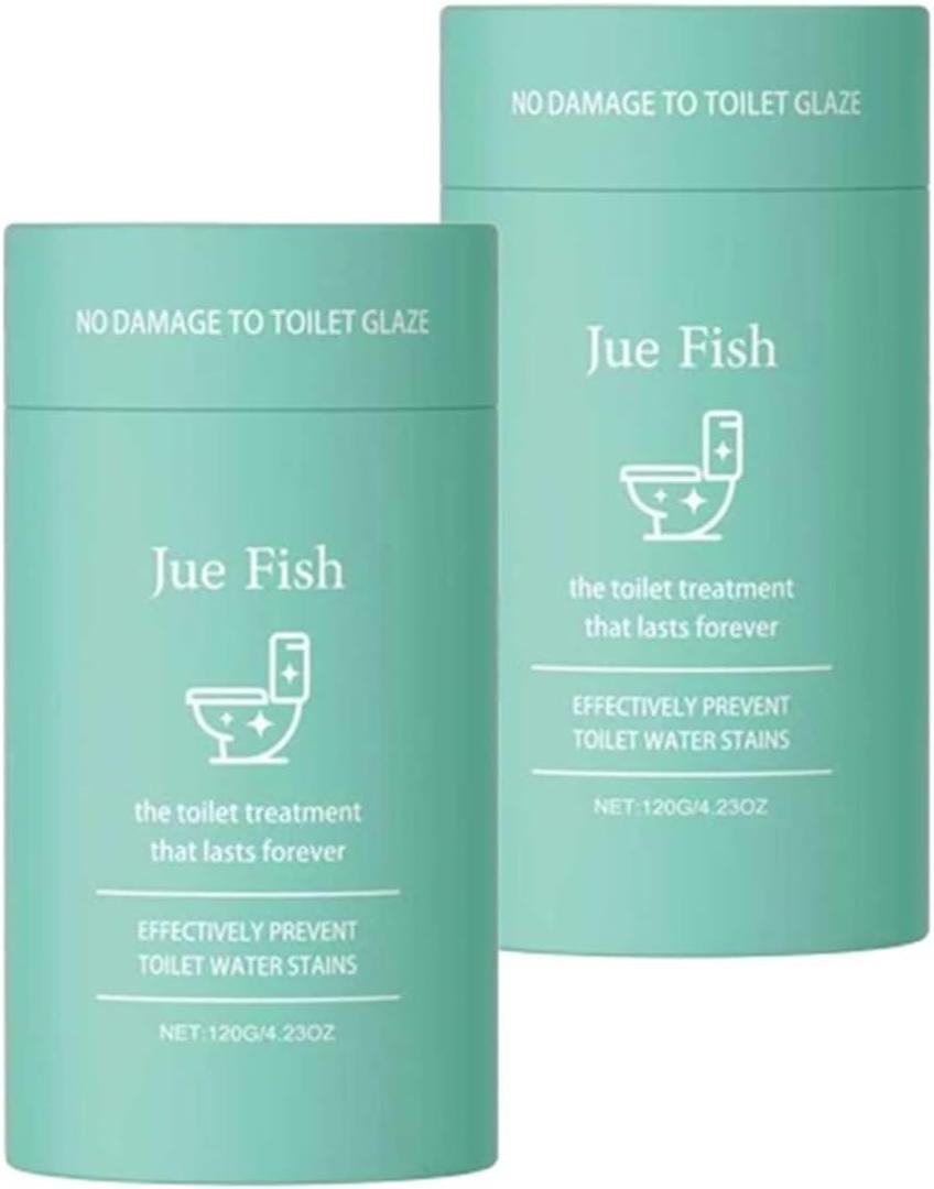 2pcs JUE Fish 2026 Foam Dispensing Toilet Cleaner: Gentle Stain & Scale Remover, Cleans Toilets Deeply, Neutralizes Odors for a Fresh Bathroom
