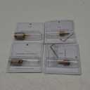 1 3/4 1/4 1/8 Inch Stained Glass Diamond Grinder Bit Head Tools 4 Sizes Brass Core Stained Glass Grinder Bits & Diamond Grinder Bit Head Tools, Stain Glass Tools and Supplies for Stained Glass (Yellow)