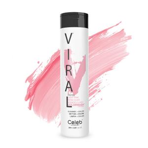 Celeb Luxury Colorwash Color Depositing Shampoo - Color Refresher, Vegan Hair Dye, Bondfix Bond Rebuilder, Viral and Gem Lites (Pastel Light Pink)