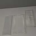 Window Bird Feeder for Outdoors with Suction Cups, Clear Waterproof Design for Up-Close Bird Watching and Garden Decoration (24.9x10.2x16.8 cm)