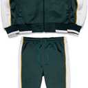 Tebreux Men's Tracksuits 2 Piece Outfit Jogging Suits Set Casual Long Sleeve Sports Sweatsuits