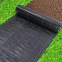 Weed Barrier Landscape Fabric 4FTx100FT Premium Weed Block Gardening Mat Woven Weed Control Fabric for Outdoor Gardens Underlayment Construction Projects