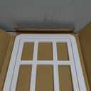 Enjoying Cat Door for Screen Doors, Passage Opening 8.3" x 10.3", Access Freely, Magnetic Swing Flap, Small Pet Door for Sliding Doors Window, Lockable, White