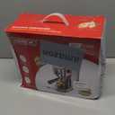 HIBREW Espresso Machine 20 Bar, Semi-Automatic Cappuccino Maker with Milk Frother for Latte Art, Adjustable Temperature & Water Volume, with Display, Pressure Gauge & Stainless Steel Body (Silver)