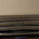 MIAMIO - 11 Inch, Set of 4 Dinner Plates/Ceramic Plate Set, Crockery Set - Modern Plates, Microwave and Dishwasher Safe - Oasis Collection (Black)