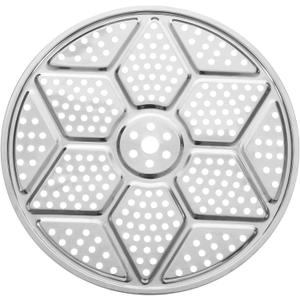uxcell Stainless Steel Steamer Rack, 15 Inches Pot Steaming Tray Thicken Pressure Cooker Canning Racks for Steamer Cookware Pressure Cooker, Silver Tone