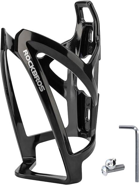 Universal Bikes Cup Holder Cages, Biking Bicycle Water Bottle Cage Holder with Screws & Tool, for Road/Mountain Bikes (Black)