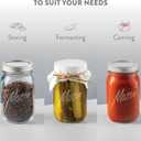 Paksh Novelty Wide Mouth Mason Jars With Lids 32 oz Glass Quart Mason Canning Jars, Large Mason Jar Wide Mouth for Canning, Pickling, Jelly Preserving & Meal Prep, 2-Pack