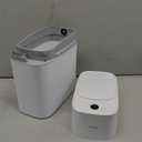 JOYBOS Bathroom Trash Can with Lid Automatic Garbage Can, 3 Gallon Slim Electric Waterproof Narrow Small Garbage Bin,Plastic Trash Bin, 14 L Motion Sensor Rubbish Can for Bedroom Office Toilet