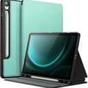JETech Case for Samsung Galaxy Tab S10 Lite / S10 FE / S9 FE 10.9-Inch with S Pen Holder, Slim Folio Stand Protective Tablet Cover, Multi-Angle Viewing (Green)