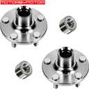MotorbyMotor 2PK 930-400 Front Wheel Bearing and Hub Assembly with 5 Lugs Fits for Toyota Camry Avalon Venza Sienna, Toyoto Highlander (2WD), Lexus ES300H ES350, Heavy Duty Hub Bearing Assembly-510063