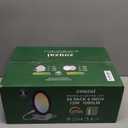 zouzai 12 Pack 6 Inch Black 5CCT Reset LED Recessed Ceiling Light with Junction Box, 2700K/3000K/3500K/4000K/5000K Selectable, 12W Eqv 110W,Dimmable, led can Lights- ETL and Energy Star Certified 