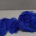 Yontree Fashion Fluffy Steering Wheel Covers for Women/Girls/Ladies Australia Pure Wool 15 Inch 1 Set 3 Pcs (Blue)