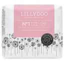 LILLYDOO Baby Diapers - Size 1 (4-11 lbs), Monthly Supply (24 Count), Leak Protection, Skin-Friendly, Ultrasoft, Perfume- & Chlorine-Free, Hypoallergenic, Dermatologist Tested, Oeko-TEX®