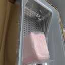 Stainless Steel Sifting Litter Box, Sifting Cat Litter Boxes with Lid, Pellet Litter Box for Big Cat and Multi Cats with Scoop | High Sided, Anti-Urine Leakage, Non-Stick, Easy Cleaning