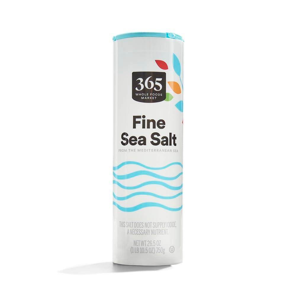 365 by Whole Foods Market, Sea Salt Fine, 26.5 oz (26.5 Ounce (Pack of 1))