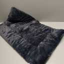 Dog Beds Crate Pad for Medium Dogs Fit Dog Crates,Washable & Anti-Slip Kennel Pad for Dogs Cozy Sleeping Mat,Dark Gray 30inch