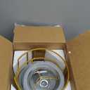 1.5 Gallon Drink Dispenser, Glass Beverage Dispenser With Stand, Drink Dispensers for Parties With Stainless Steel Spigot + Marker & Chalkboard 100% Leakproof. Perfect For Parties And Daily Use