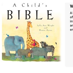 A Child's Bible hardcover