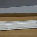 Double Curtain Track Ceiling Mount, Silent Aluminum Track Curtain Rail, Heavy-Duty Double Row Ceiling Curtain Tracks Rod Sliding Rails for Curtains, Room Divider for Living Room Bedroom (8FT)