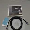 Stouchi HDMI Cable 8FT, 48Gbps Ultra High Speed HDMI Cables Braided 2.1 Cord, 8K60Hz 4K120Hz 144Hz eARC Dynamic HDR HDCP 2.2&2.3 HDR10+ Compatible for PS5, PS4, UHD TV and PC (Grey, 8ft)