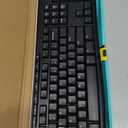 Logitech K270 Wireless Keyboard for Windows, 2.4 GHz Wireless, Full-Size, Number Pad, 8 Multimedia Keys, 2-Year Battery Life, Compatible with PC, Laptop, Black (1 Pack)