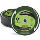 25 PCS Cut Off Wheels 9 Inch Cutting Discs 9" x .075" x 7/8" Metal & Stainless Steel Aggressive Cutting Wheel for Angle Grinder
