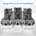 Clek Foonf Convertible Car Seat with Rigid Latch, Crumple Zone Safety System, Adjustable Headrest, Reclining Design, Anti-Rebound Bar & Flame Retardant-Free (Latte Ziip) Exp: 02/25/2035