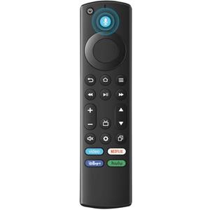 ORQRQO Replacement Remote for All Fire Series, TV Stick (HD, 4K, 4K Max, Lite), TV Cube and Omni, Insignia, Toshiba, Smart TVs, with Voice Control,2 Pack