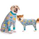 Dog Recovery Suit After Surgery Female Male, Dog Neuter Shirt Cone Alternatives Prevent Licking Surgical Onesies (Dinosaur, 2XL)