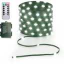 Battery Operated String Lights (1 Pack), 16.5ft 50 LED Fairy String Lights Battery Powered with Remote & Timer for Indoor Outdoor Christmas Trees Wreath Decoration Bedroom Patio - Cool White