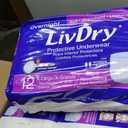 LivDry Overnight Protective Underwear Large size Count: 64