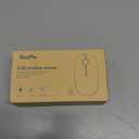 VssoPlor Wireless Mouse, 2.4G Slim Portable Computer Laptop Mouse with Nano Receiver Quiet Silent Optical Mice for Notebook, PC, Laptop, Computer-Pure Pink