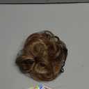 SOFEIYAN Claw Clip Messy Bun Hair Piece Wavy Curly Hair Bun Clip in Claw Chignon Ponytail Hairpieces Synthetic Tousled Updo Hair Extensions Scrunchie Hairpiece for Women, Brown & Blonde