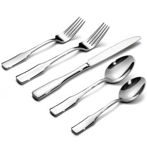 Alata Kate 60-Piece Silverware Set Stainless Steel Flatware Set,Service for 12,Mirror Polished Cutlery Set,Dishwasher Safe