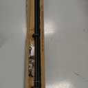 1Inch Diameter Single Curtain Rods with Decorative Finials 72-144inch, Matte Black