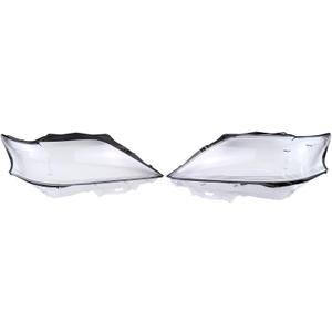 Clear Left and Right Headlight Lens Shell Cover for Lexus RX350 RX450h 2012 2013 2014 2015